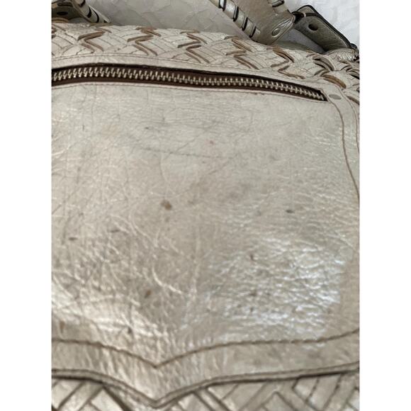 COACH THOMPSON Limited Edition JULIETTE 11980 silver Woven TravelTote bag - Picture 8 of 10